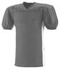 A4 Titan 4-Way Stretch Football Jersey, LargeXL, Graphite/White view 2
