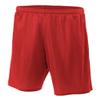 A4 Mens Lined Tricot Mesh Shorts, 4XL, Scarlet view 1