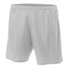 A4 Mens Lined Tricot Mesh Shorts, 4XL, Silver view 1