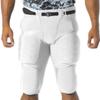 A4 Men's Flyless Football Pant, White, Medium view 2