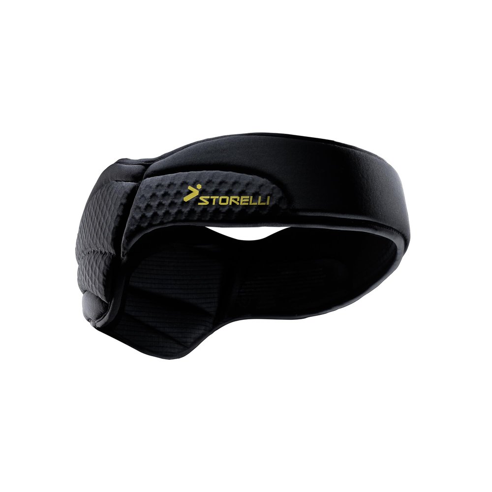 Storelli ExoShield Head Guard, Military-Grade Head Protection, Foam Padding Headband, Official Headgear of US Club Soccer, Black, Size 3