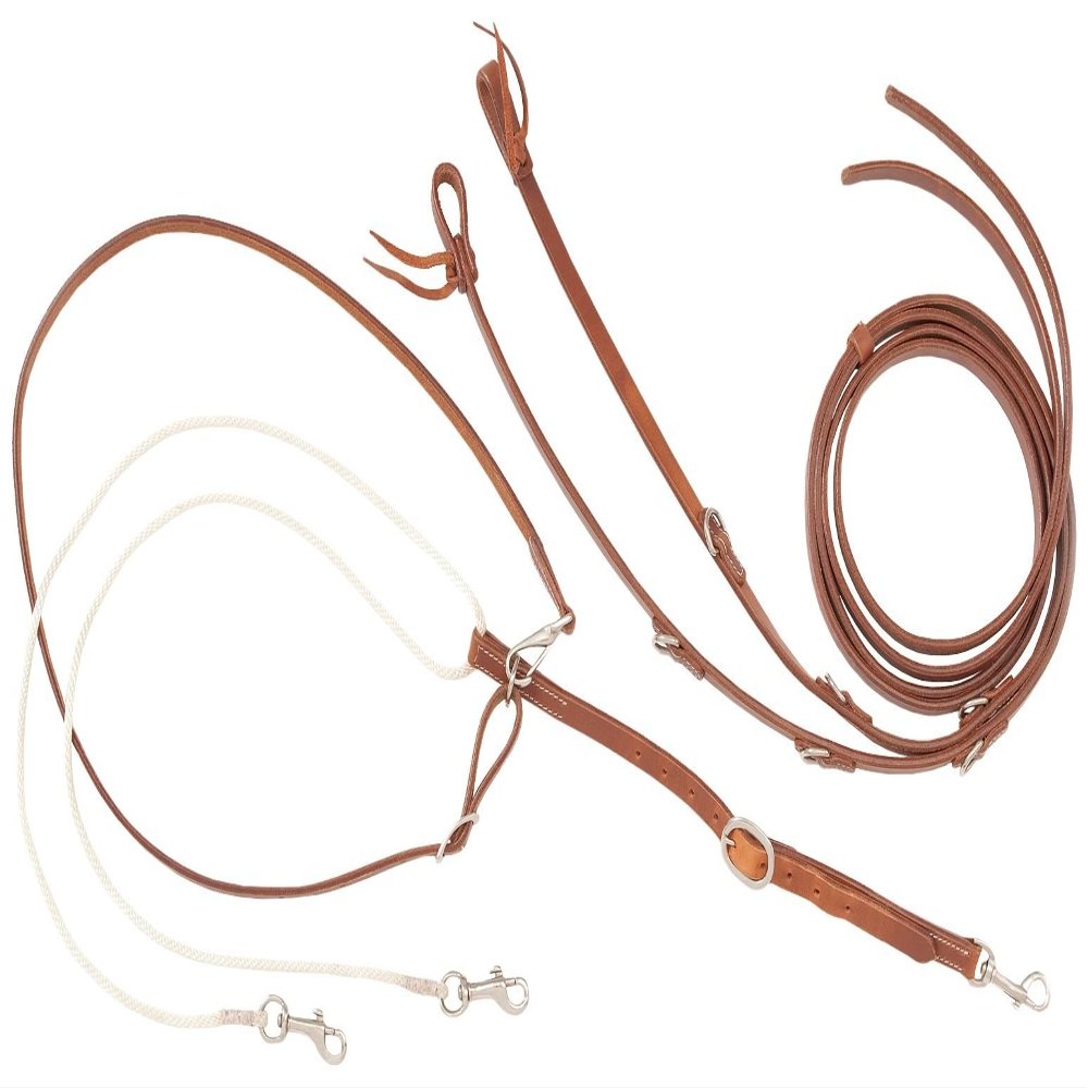 Tough 1 Harness Leather German Martingale