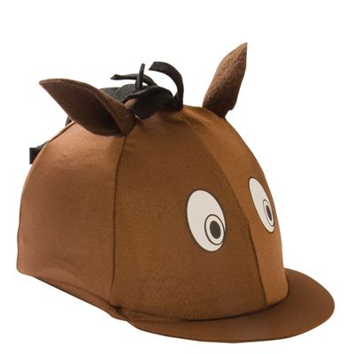 horsey hat silk - brown