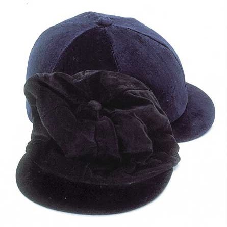 hows velvet skull coover - navy - medium