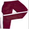 Nova Poly Tricot Warm-Up Pants Maroon Youth X-Small view 1