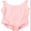 Capezio Girls' Big Team Basic Tank Leotard, Pink, Large view 1