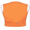 Vesuvio Napoli Men's Dress Vest & BowTie Solid ORANGE Color Bow Tie Set XL view 2