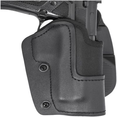 Front Line KNG33PL-BK Open Top Kydex New Generation Paddle Holster, Black, Left