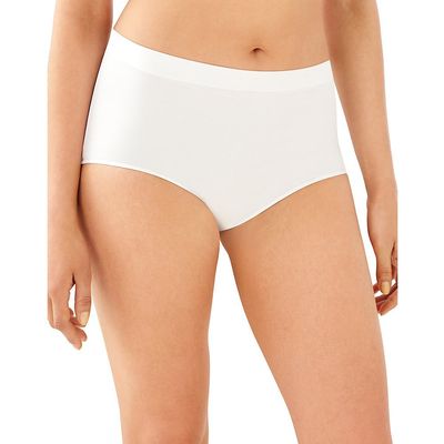 Bali Women's Seamless Panties, Smoothing Brief Underwear for Women, Full-Coverage Stretch Microfiber Briefs (Colors May Vary)