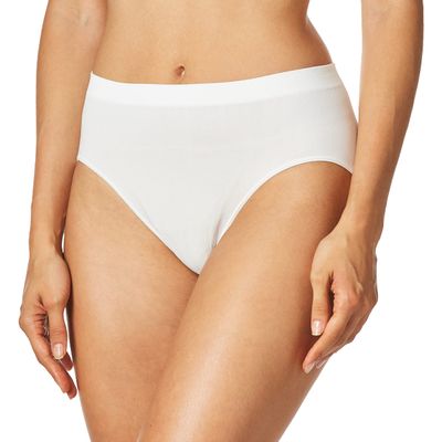 Bali Women's One Smooth U All Over Smoothing Hi Cut, White, XX-Large/9