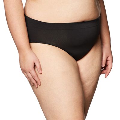 Bali Women's One Smooth U All Over Smoothing Hi Cut, Black, Medium/6