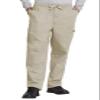 Cherokee mens Originals Cargo medical scrubs pants, Khaki, Medium Short US view 1