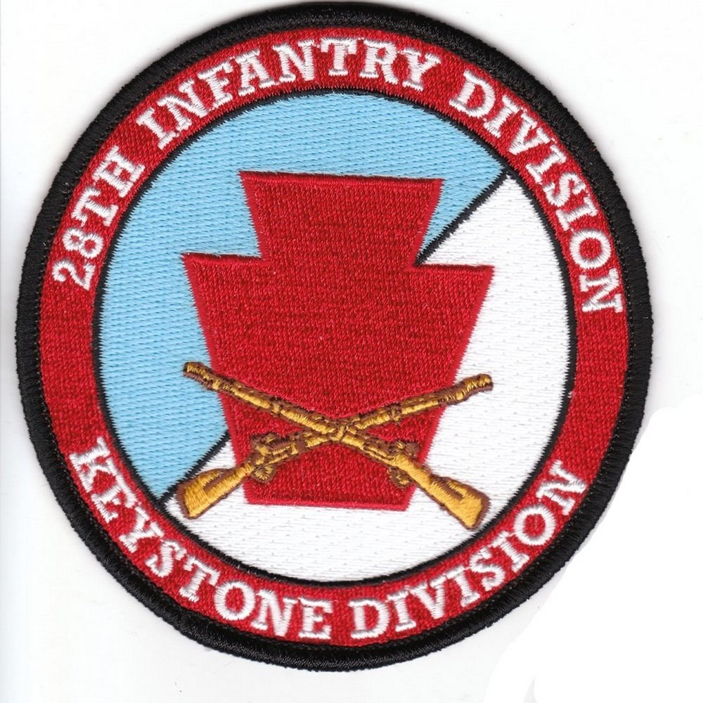 28th Infantry Division with Rifles Patch