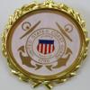 Military Flag, Medals & Awards Display Case - Shadow Box for 3x5 Flag (USCG Emblem / Black Velvet) view 2