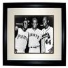 Clemente, Mays and Aaron 8x10 Photo in an 11x14 Double Matted Black Frame view 1