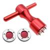 Ronsit 2 x 20g Custom Weights + Wrench for Titleist Scotty Cameron California Newport Putters Red view 1