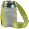 CHC-Beverly Hills PIKNIK, High End Cup Necklace Holders "Set of 2 " Satin Yellow-White and Yellow Ribbon, Small view 1