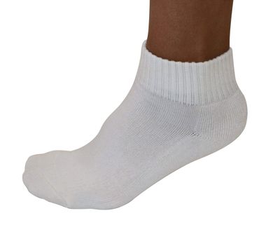 Spun Bamboo Men's 1/4 Crew Ankle Sport Sock-Small-Natural