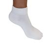 Spun Bamboo Men's 1/4 Crew Ankle Sport Sock-Small-Natural view 2