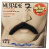 HMS Undercover BRO Human Hair Mustache, Grey, One Size view 1