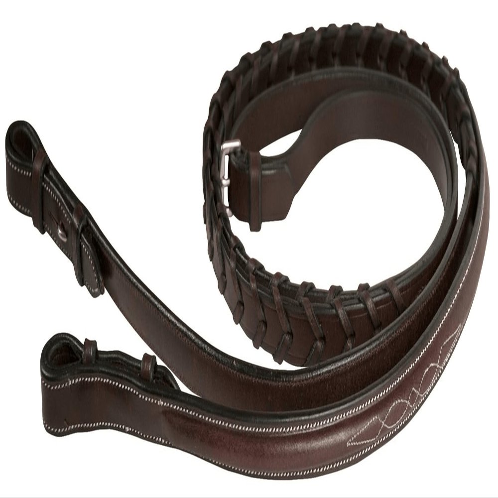 Gatsby Fancy Raised Laced Reins 5/8 Pony