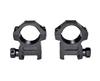 Sniper 1" / 25mm Scope Ring Mount for Picatinny Rails, Medium Profile, Locktight 4 Screws per Ring view 4