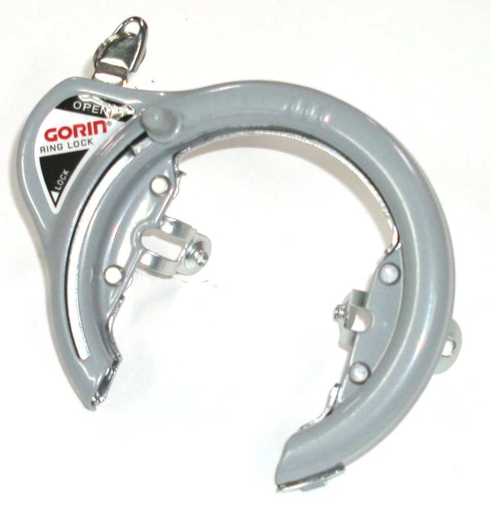 GORIN GR-120 Press Key Ring Lock, Gray 02987