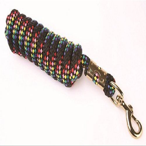 William Hunter Equestrian Hy Platied Lead Rope - 3m - Black
