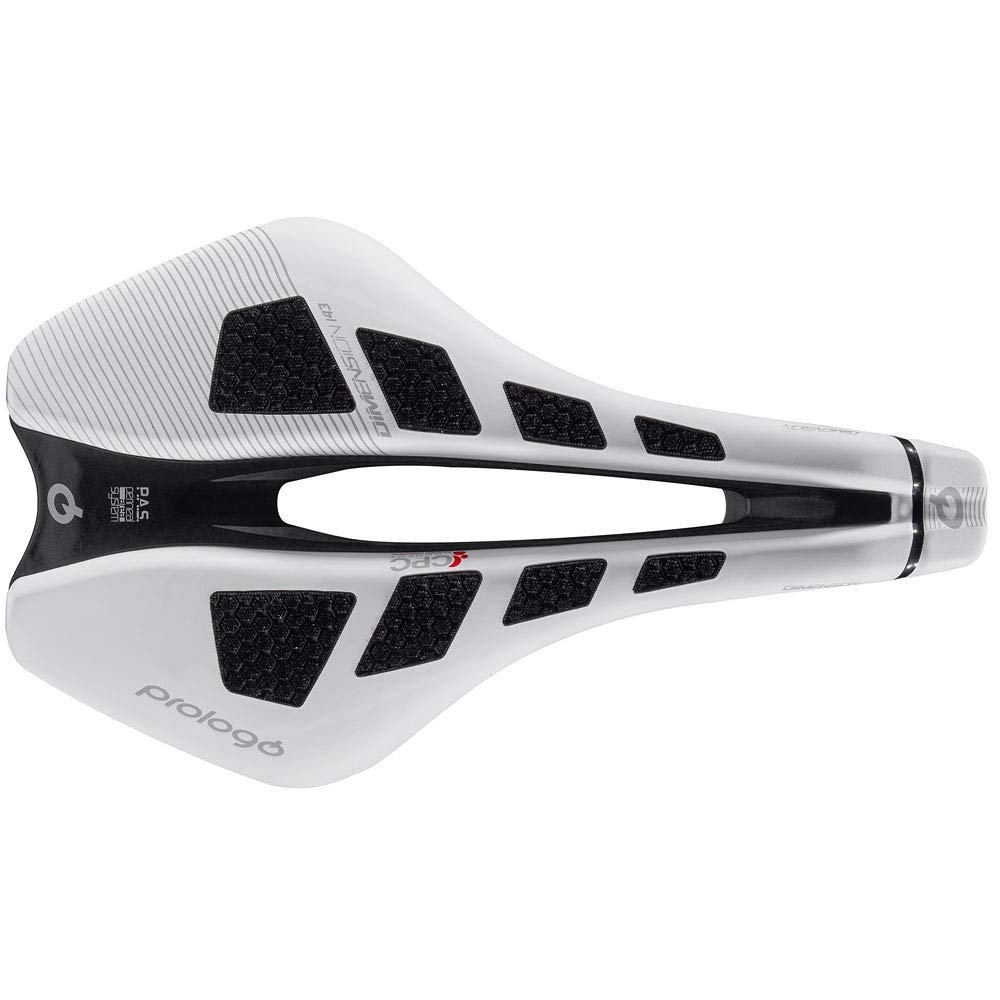 Prologo Unisex's Dimension Nack CPC Road Saddle, White, 143mm