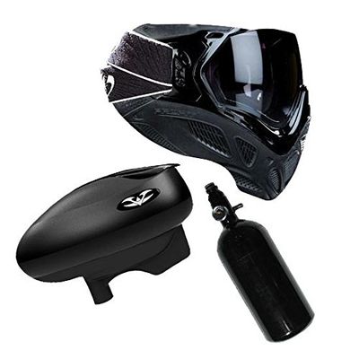 Valken V-MAX Loader/Sly Profit/HPA Combo - Black - 48ci Aluminum Tank