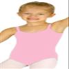 EUROTARD 10527c Fully-lined Front Child V-back Camisole Leotard (Girls X-Small, Pink) view 1