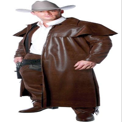Underwraps Costumes Men's Cowboy Costume - Duster Coat, Brown, XX-Large