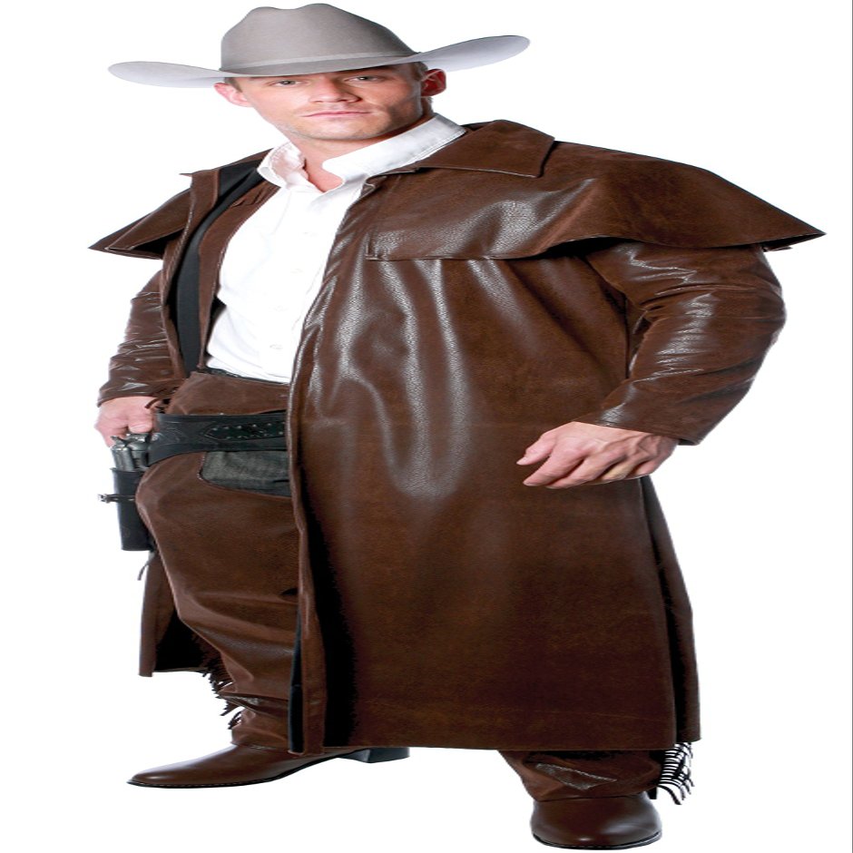 Underwraps Costumes Men's Cowboy Costume - Duster Coat, Brown, XX-Large