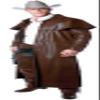 Underwraps Costumes Men's Cowboy Costume - Duster Coat, Brown, XX-Large view 1