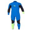 Rip Curl E-Bomb Chest Zip 4/3 Wetsuit, Blue, X-Large view 1