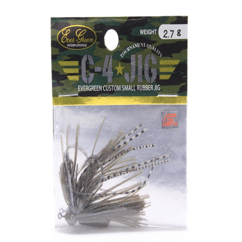 Evergreen C-4 jig 2.7g # 211 GR Pumpkin Blue