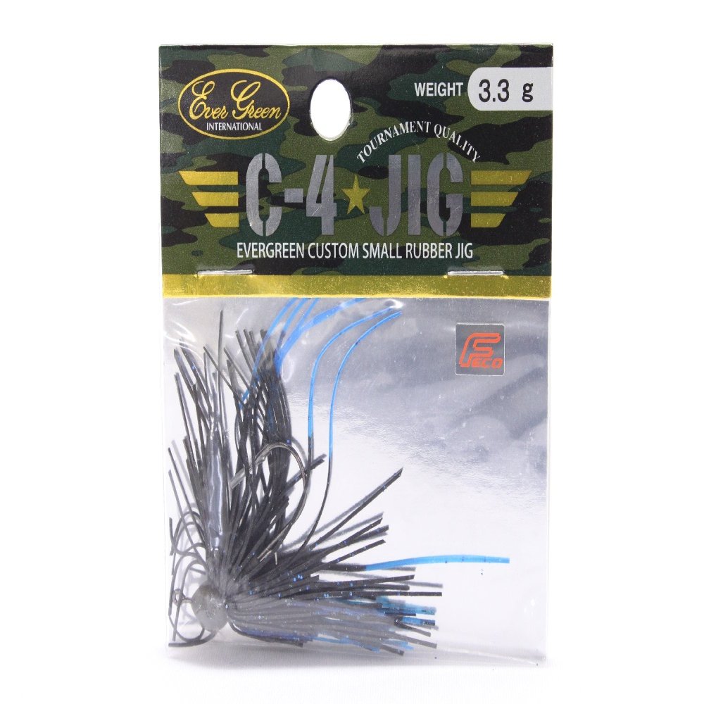 Evergreen C-4 jig 3.3g # 212 Black Blue