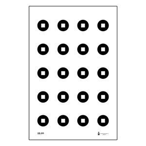 3" CIRCLE TRAINING TARGET 25 PACK