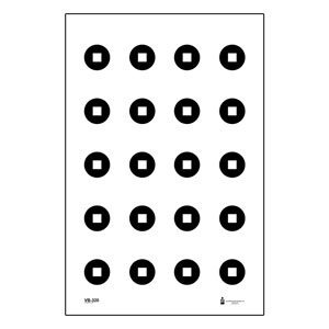 3" CIRCLE TRAINING TARGET 25 PACK