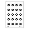 3" CIRCLE TRAINING TARGET 25 PACK view 1