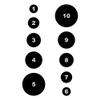VB-52 VARIED CIRCLE COMMAND TRAINING TARGET 25 PACK view 1