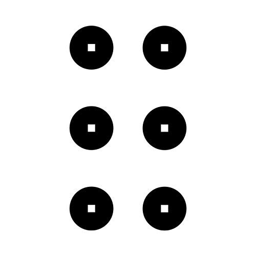 6" CIRCLE COMMAND TRAINING TARGET 25 PACK