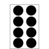 8" CIRCLE COMMAND TRAINING TARGET 25 PACK view 1