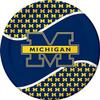 Michigan Wolverines 9-Inch Paper Plates 8 Per Pack view 1