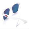 Society43 NCAA Mississippi Old Miss Rebels MS-6 White Frame Blue Lenses Sunglasses, One Size, White view 2