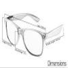 Society43 NCAA Mississippi Old Miss Rebels MS-6 White Frame Blue Lenses Sunglasses, One Size, White view 4