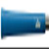 elitegrips TD50Csoft Golf Grip Tour Dominator Soft Marine Blue with Backline view 1