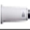 elitegrips Tour Dominator Soft TD50soft Silver White with Backline view 1