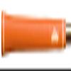 elitegrips Tour Dominator Soft TD50soft Wild Orange No Backline view 1