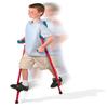 Geospace Adjustable Walkaroo Steel Stilts for Kids - Indoor/Outdoor Play, Exercise, Steel Stilts for Adults- Up to 220 lbs, Height Adjustable Walking Stilts, Kids Stilts -Red view 1